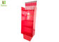 Red Retail Store Display Fixtures  , Custom Cardboard Display Stands Upsidedown Structure supplier