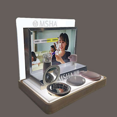Customized Cosmetic Display Stand Tabletop Splendid Telephone Headset Holder Acrylic