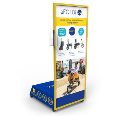 Oak Electric Bicycle Stand Electric Scooter Stand Display For Retail Shop