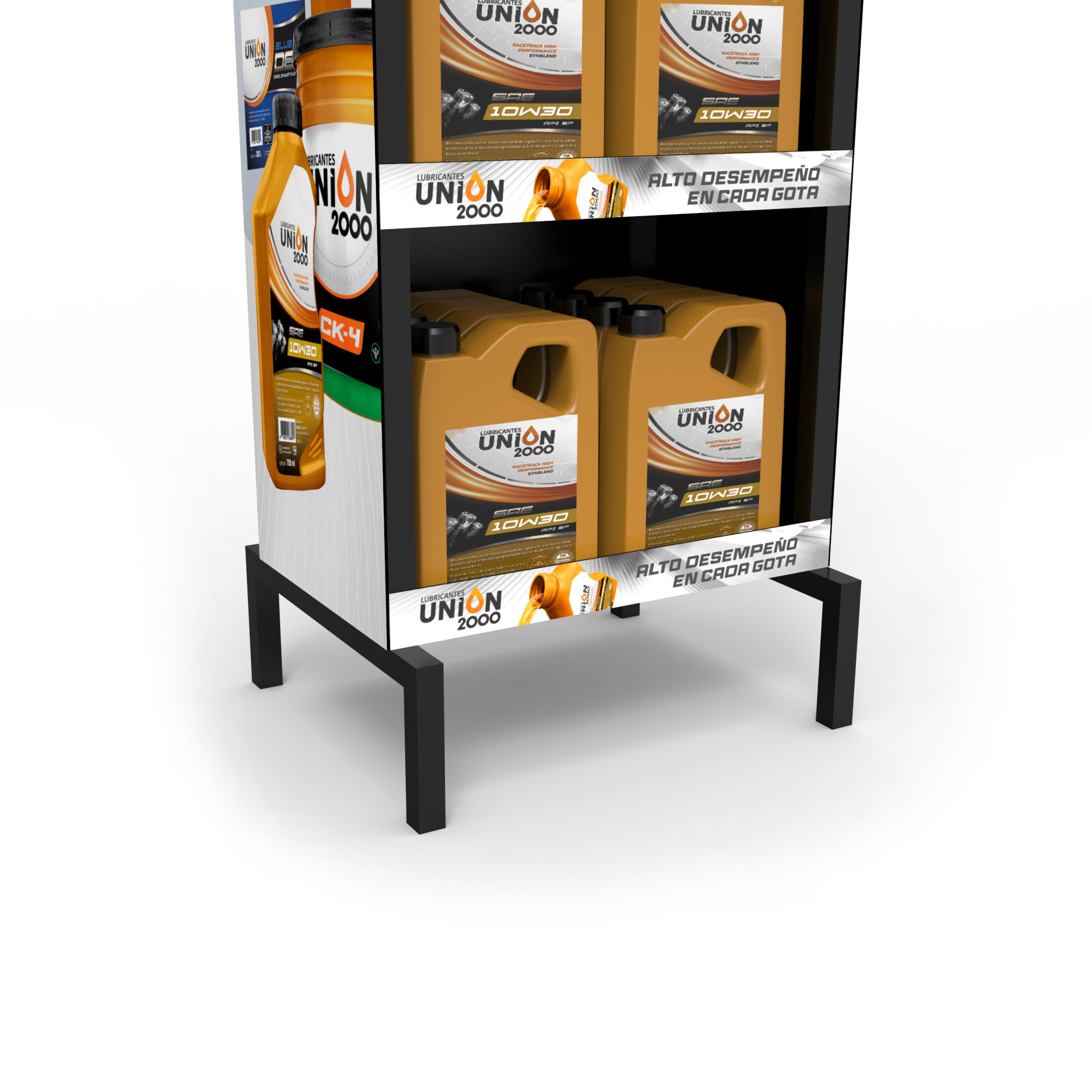 Castrol Lubricating Motor Oil Display Rack Engine Oil Display Rack For