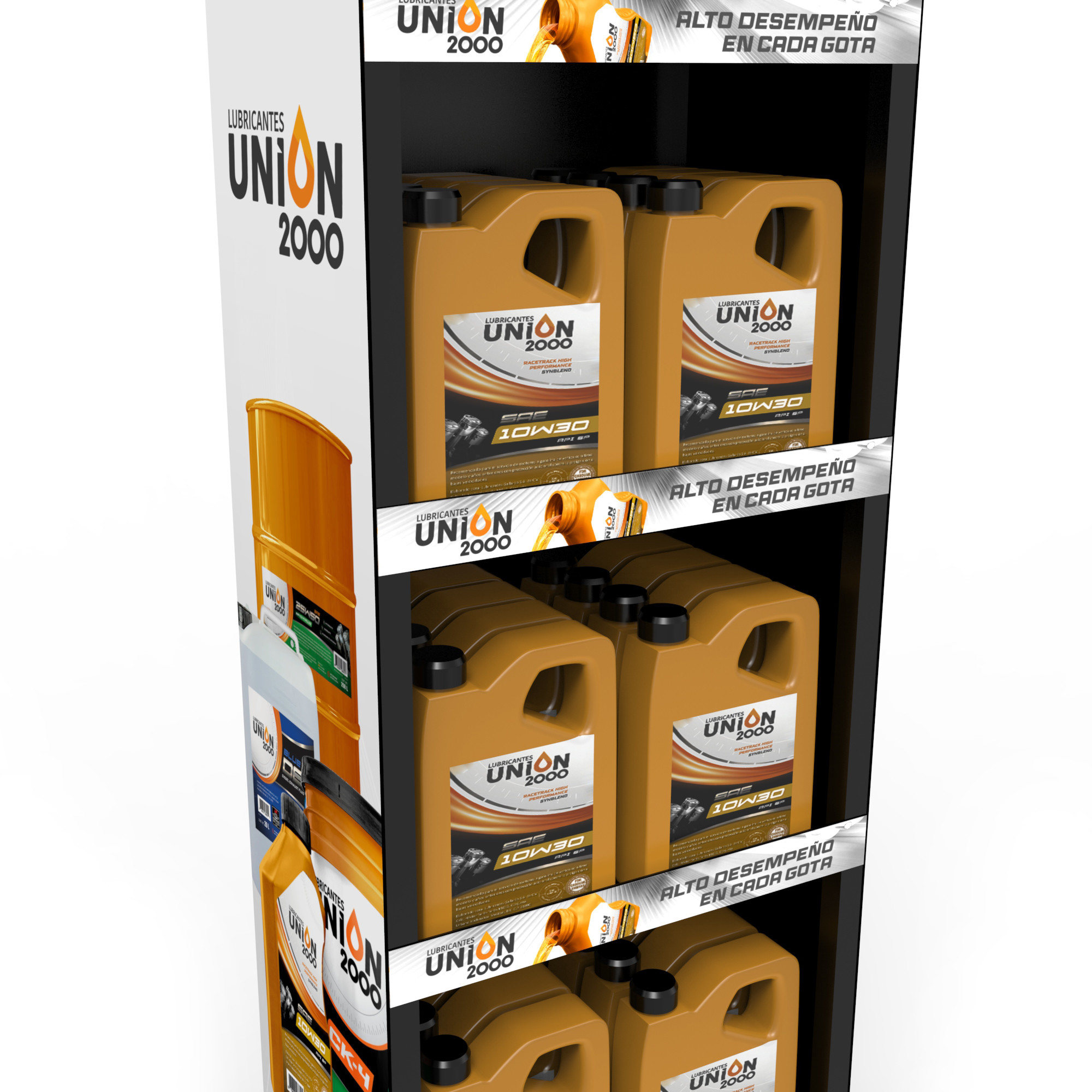 Castrol Lubricating Motor Oil Display Rack Engine Oil Display Rack For