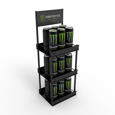 Hot Selling Supermarket Counter Display Stand Bottle Display Rack With Customized Logo