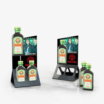 Specialty Store Acrylic Display Stand Beer Bottle Rack Supermarket For Promotion