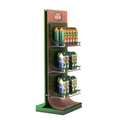 Customized Pop Pos Display Wooden Plywood Display Stand Chocolate Display Shelf