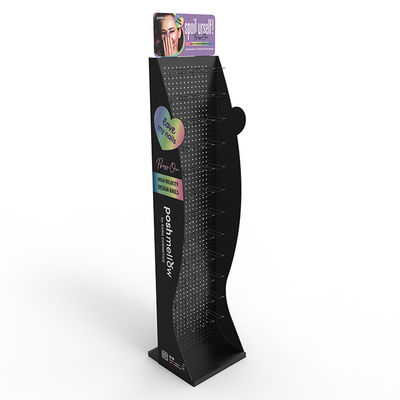 Customized Eyeshadow Display Rack Palette Metal Display Stand Cosmetic For Supermarket