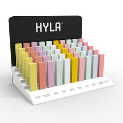 Hot Selling Nail Polish Display Stand Acrylic Countertop Cosmetic Display Rack With Customized Logo