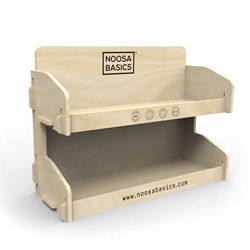 Dismountable Wooden Display Stand Wooden Hand Cream Display Stand