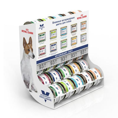 Self Vending Pet Dog Food Display Rack Supermarket Display Wire Racks For Retail Stores