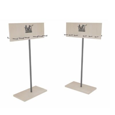 Customized Jewelry Display Rack Demountable Metal Jewellery Stand For Stores