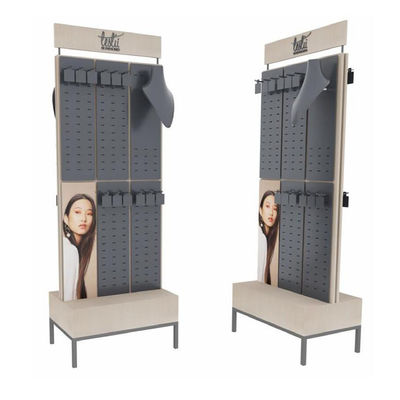 Customized Jewelry Display Rack Demountable Metal Jewellery Stand For Stores