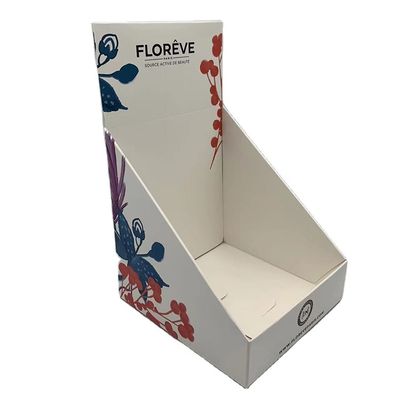 Customized Countertop Stands Cardboard Facial Mask Display Stand For Retail Store