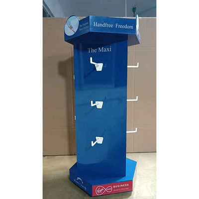 Pegboard PVC Display Stand Double Sided Display Stand For Shops