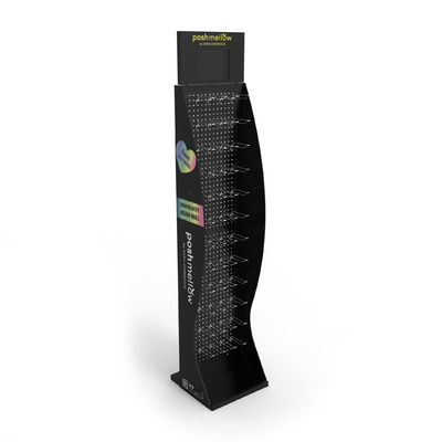 PVC Cosmetic Eyeshadow Display Stand Pegboard Vendor Display