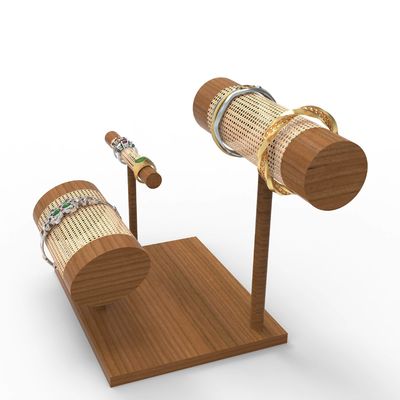 Countertop Wooden Bracelet Stand Luxury Wooden Jewelry Display Stand