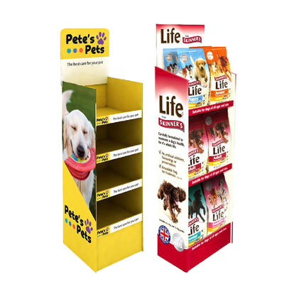 Pet Food Wooden Holder Stand Customized Colors Made Of Metal