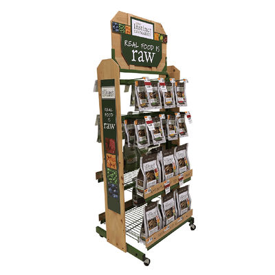 Customized Wooden Racks for Shop Displays Logo and Size Options Available