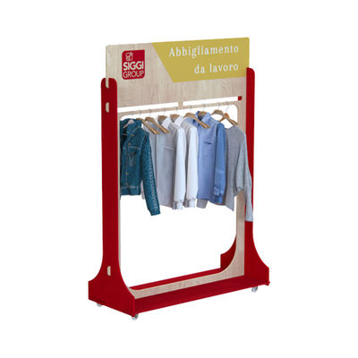 Custom Plywood Display Rack For Clothing Stores, Clothing And Accessory Display