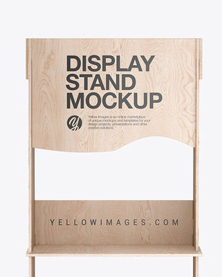 Customizable Electronic Product Display Racks Plywood Shelves For Commercial Supermarkets