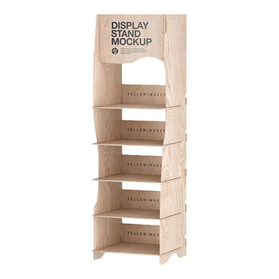 Customizable Electronic Product Display Racks Plywood Shelves For Commercial Supermarkets