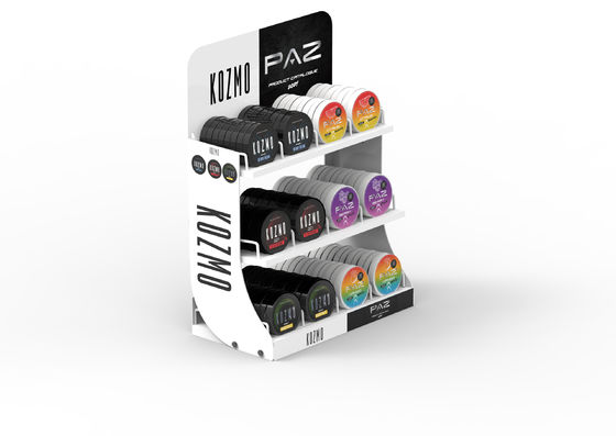 Customized factory smoke shop display rack, store fixed device display tobacco display