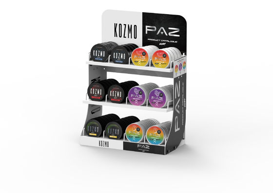Customized factory smoke shop display rack, store fixed device display tobacco display